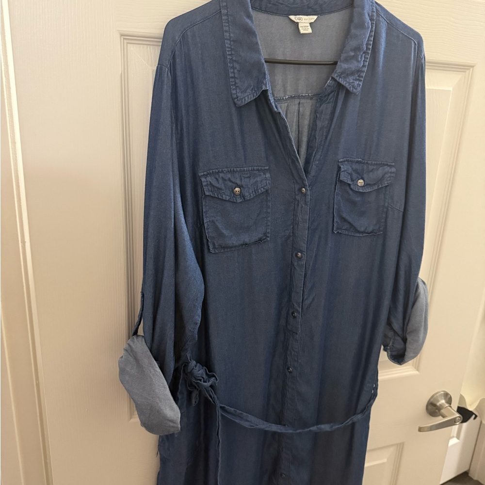Cato Classic Blue Denim Tencel dress